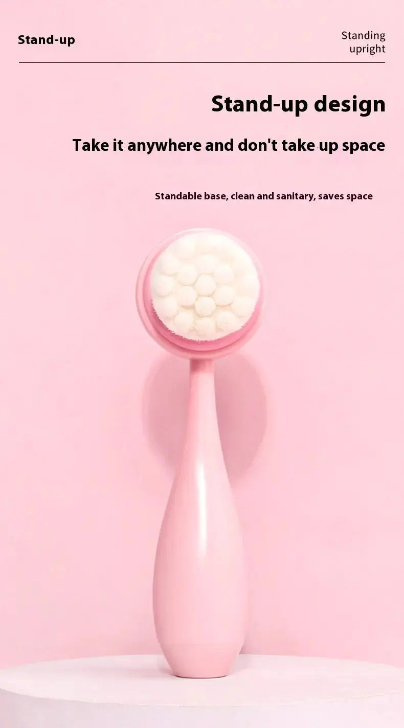 Facial Brush & Coral Fleece Hair Band Set My Store