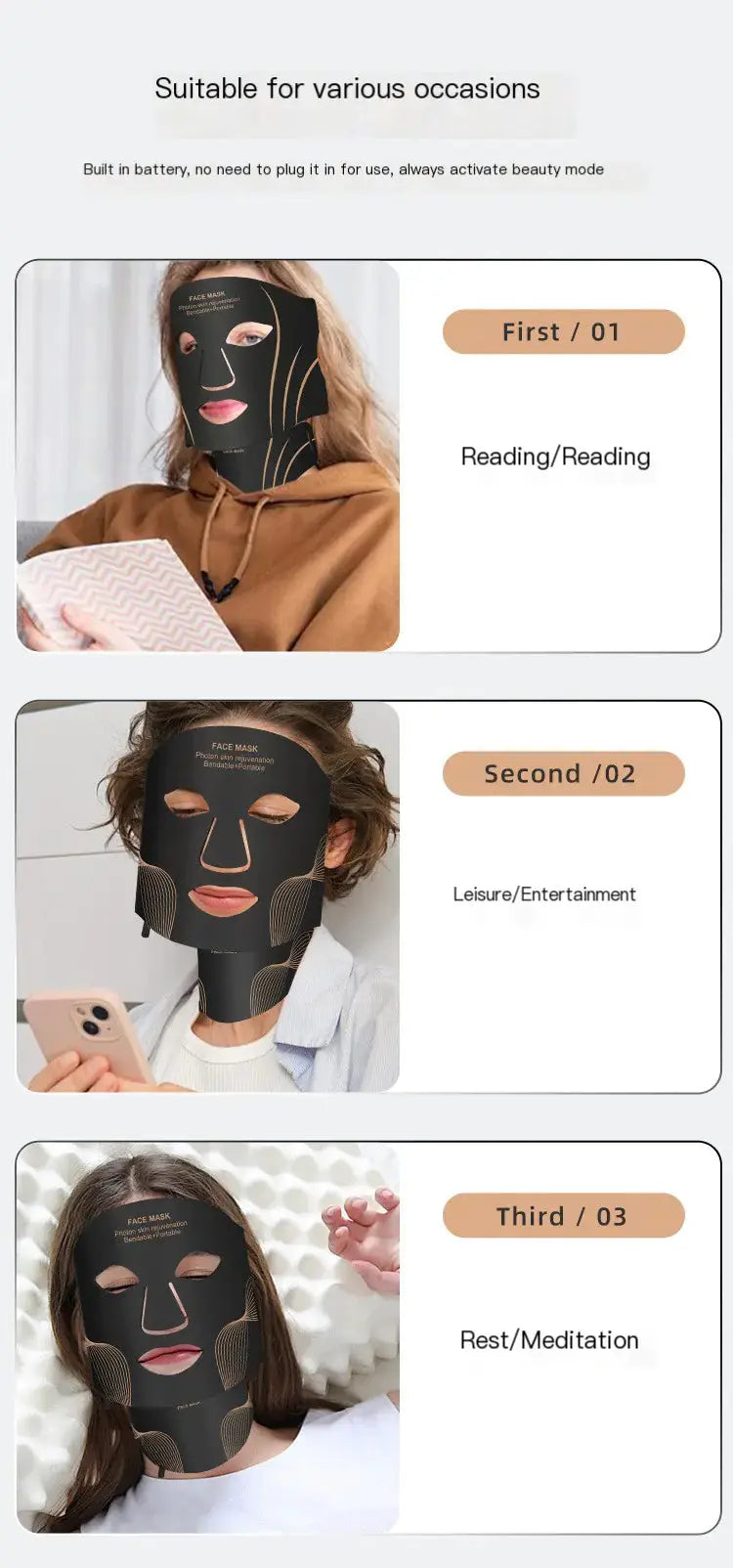 LED Light Therapy Beauty Mask Set My Store