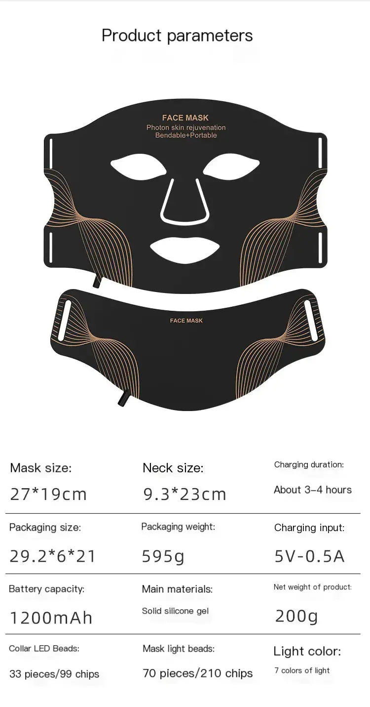 LED Light Therapy Beauty Mask Set My Store