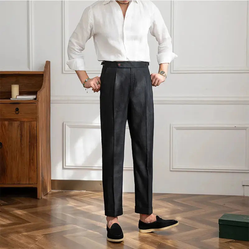 Men's Fashionable Linen Casual Pants My Store