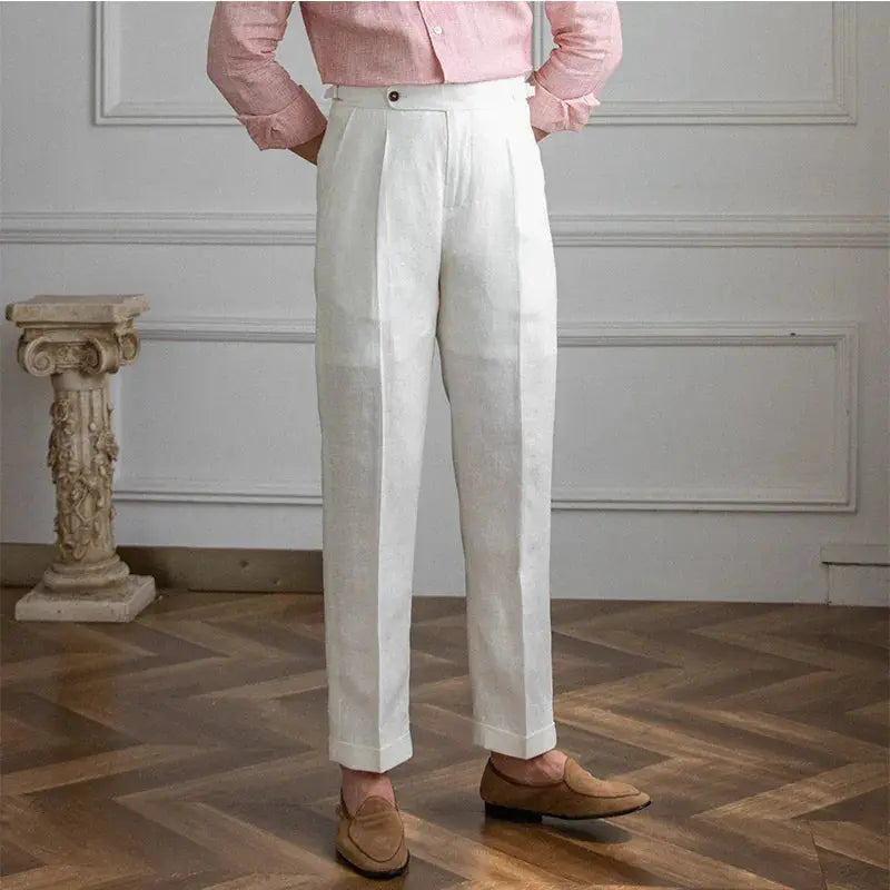 Men's Fashionable Linen Casual Pants My Store